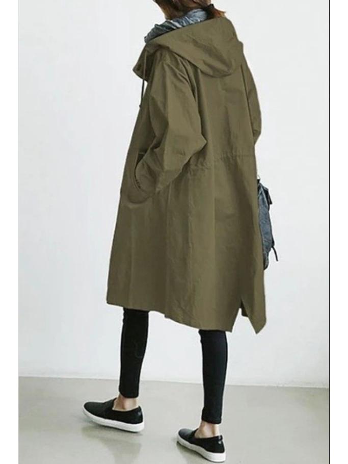 Dammode Mellång Höstkappa: Slim-Fit, 8 färger och storlekar, Långärmad, 2023-kollektion