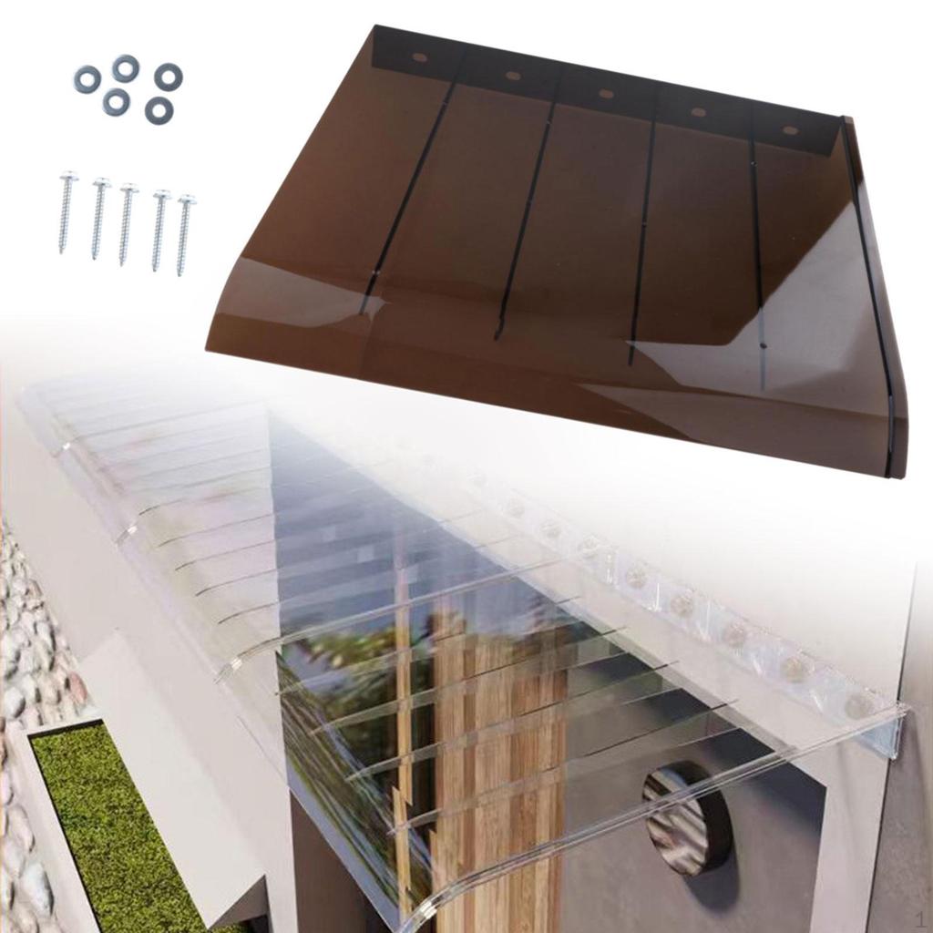 Door Canopy for Window Awning, Protection Against Weather Elements Outside