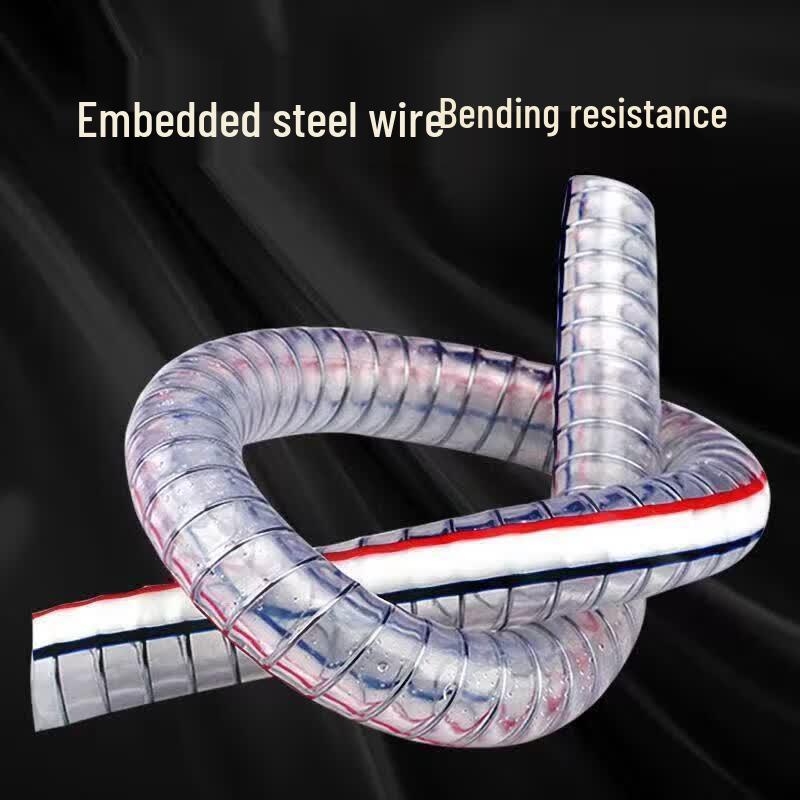 Transparent PVC Steel Wire Reinforced Hose