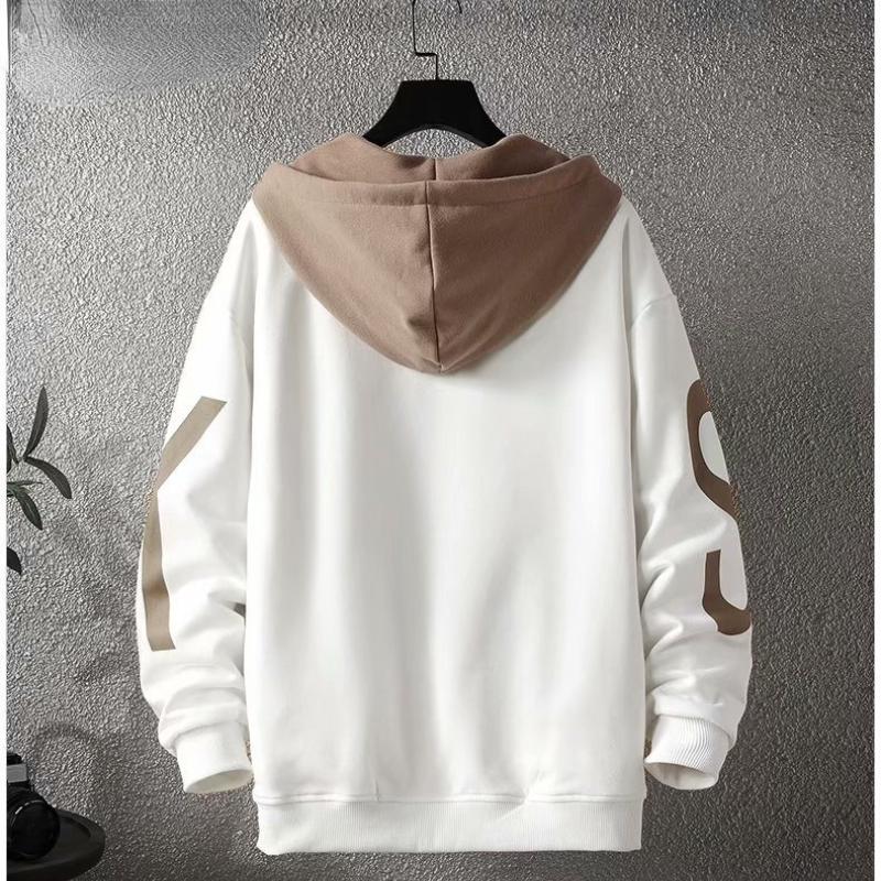 two color split moletom com capuz