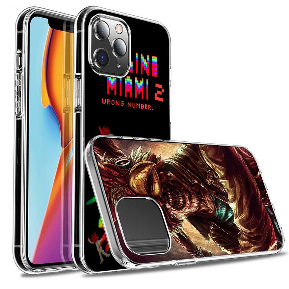 Game Hotline Miami Phone Case For Iphone 16E 15 Pro 14 Plus 17E 16 17 Pro Max Air 11 12 13 Mini Shockproof Capa Cute Cover TP