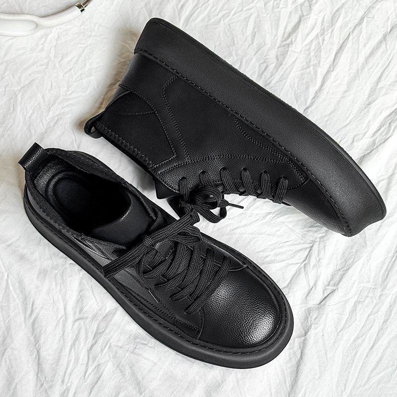 

Мужские модные ретро ботинки Мартин с высоким берцем и бархатной подкладкой - Теплая подошва, на толстой подошве, повседневная обувь на осень/зиму 38