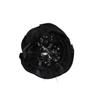 Fashion 15 CM Flower Brooch Shiny Round Shape Women's Pin Soft Cloth Sparkling Rhinestones Rhinestone Pin Corsage