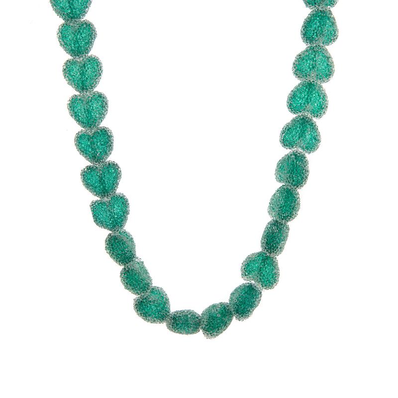 

1 шт. Милые желейные полимерные конфетные шармы для девочек, ожерелье-чокер, новые красочные ожерелья с желейными сердечками для женщин, подарки A6