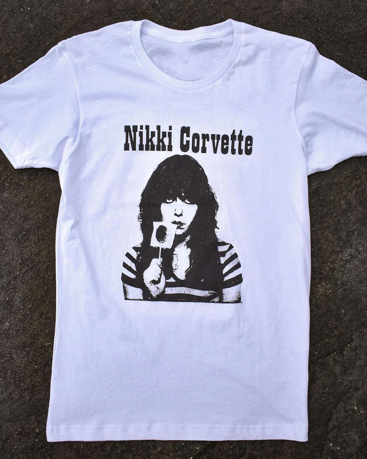 

Nikki Corvette Singer Gift For Fans Heavy Cotton White All Size T Shirt US133 XL