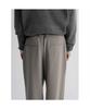8SECONDS [Everyday Slacks] Fleece-Lined Wide Tapered Fit Elastic Waist Slacks - Beige