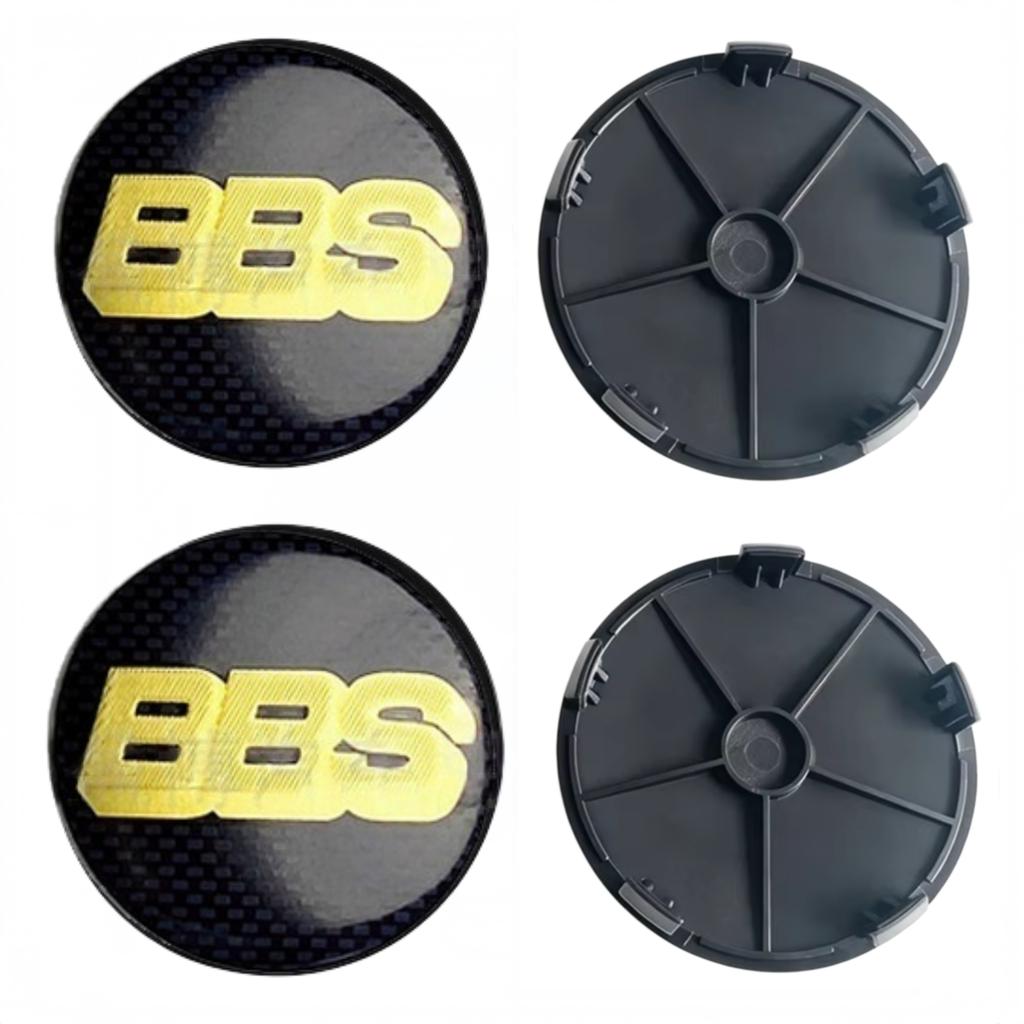 4 Stück 68mm BBS Logo Emblem Plakette Auto Radnabendeckel Abdeckung für F20 F22 F23 F85 F86 E90 E91 F32 F33 F34 F36 F10 F11 F18 F06 F12 F13 F01