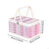 Picnic Basket Fruit Carrying Holder Easy to Use Portable Convenient Woven Container for Bread