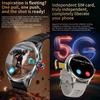 Android Smart Watch with SIM Card, AMOLED Touch Screen, Bluetooth Calling, Camera