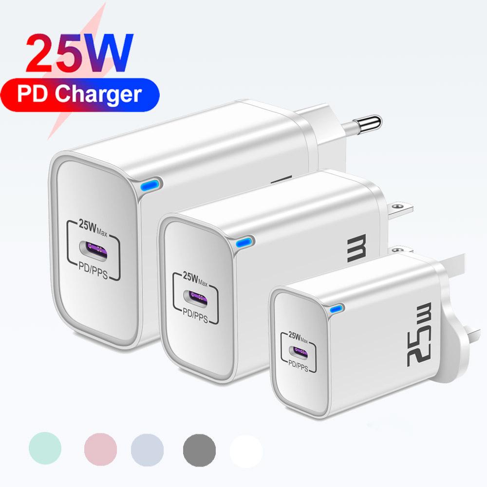 20W PD Fast Charger for Mobile Phones - EU/US/UK Travel Plug Specifications