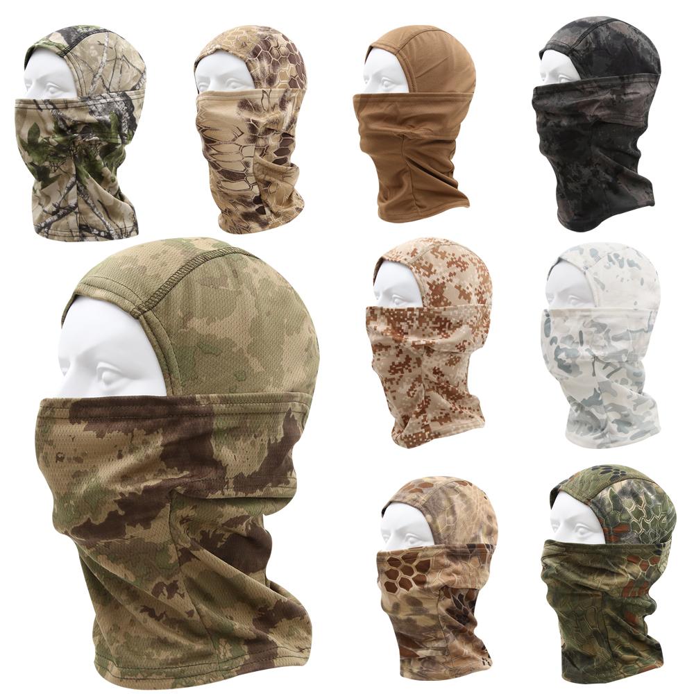Camouflage Balaclava Full Face Scarf Ski Bicycle Full Face Cover Winter Neck Head Warmer Tactical Airsoft Cap Helmet Liner