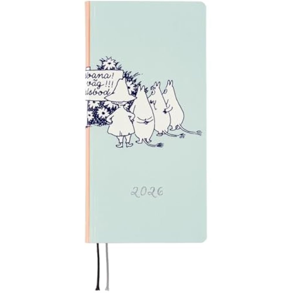 Hobonichi Notebook 2026 Weeks English Edition Moomin/To the Outdoor Dance Hall Starting January W...