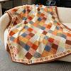 Nap Blanket for Air-Conditioned Rooms, Lightweight Flannel Throw Blanket, Double-Sided Soft Anti-Static Cozy Shawl for Home Office Travel Dorm