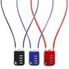Small Steel Cable Combination Padlock