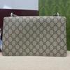 [Pre-Owned] Dionysus Tiger Head Buckle Logo Canvas Crossbody Shoulder Bag Small - Very Good #PLUIX7