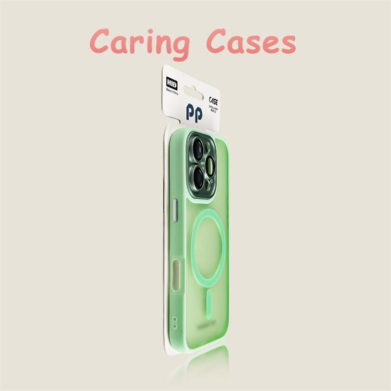 

For iPhone 17 Pro Max Case Blue Magnetic Shield Soft Touch Luxury Protective Cover Compatible with iPhone 16 15 14 13 12 11 iPhone17 світло-зелений колір