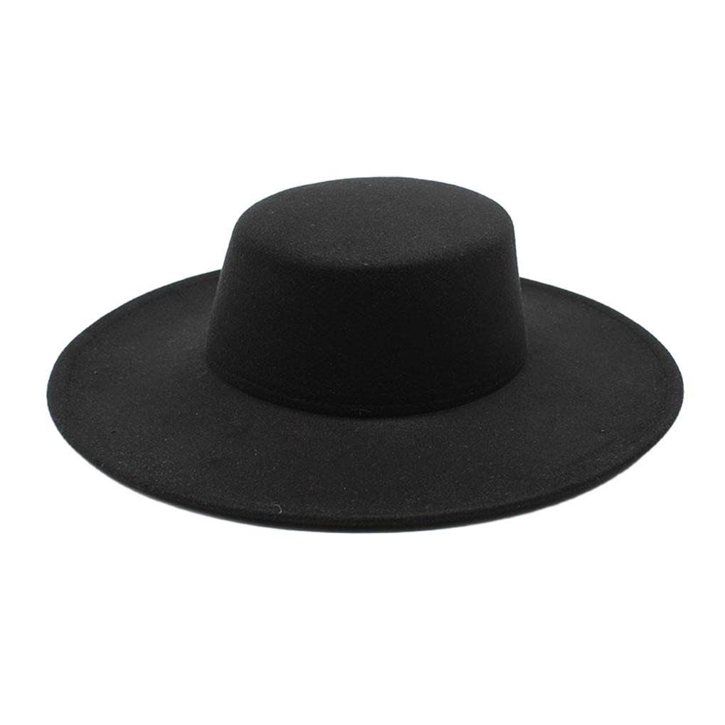 French Ladies Fedoras Top Bow Tie Fedora Hat Winter Autumn Imitation Woolen  Wedding Jazz Hats Flat Top Felt Hat Bowler Hats
