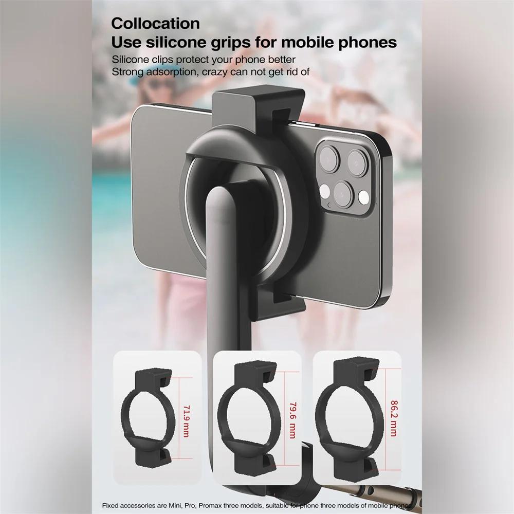 Mini Magnetic Selfie Stick Tripod 650mm Mobile Phone Stand for Smartphones Bluetooth Tripod Stand with Remote Control