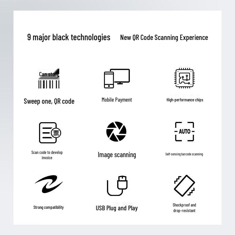 Gepai H-500 QR Code Scanner
