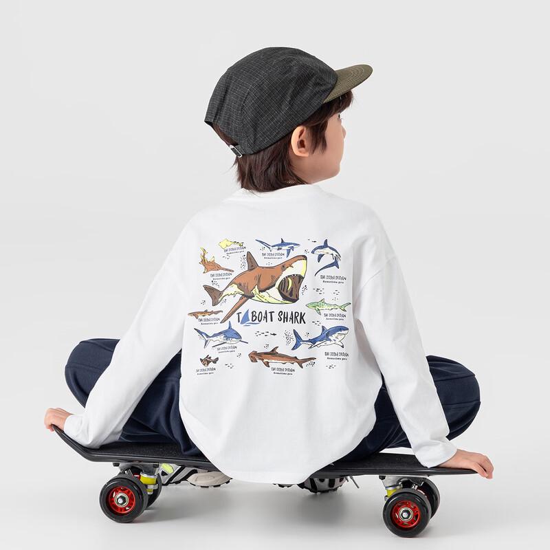 

Boys Casual Cotton Long Sleeve T-Shirt 130