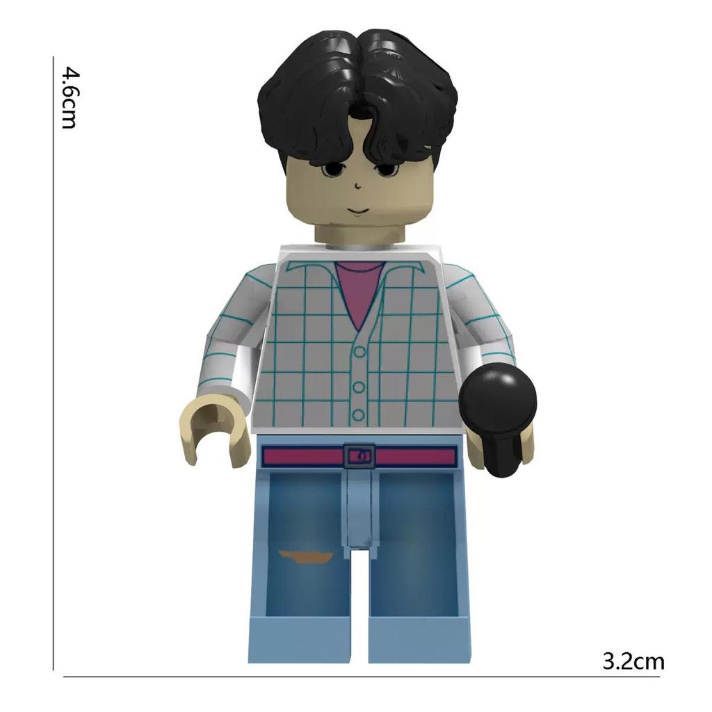 New Popular Kpop Demon Hunters Rumi Zoey Mira Mini Building Blocks Toy, Desk Decoration Collection Figures Child Christmas Gift