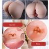 Male Masturbator Vibrator Artificial Ass Anal Real Pussy Double Channels Tight Vagina Adult Sex Butt Toy for Men Masturbation