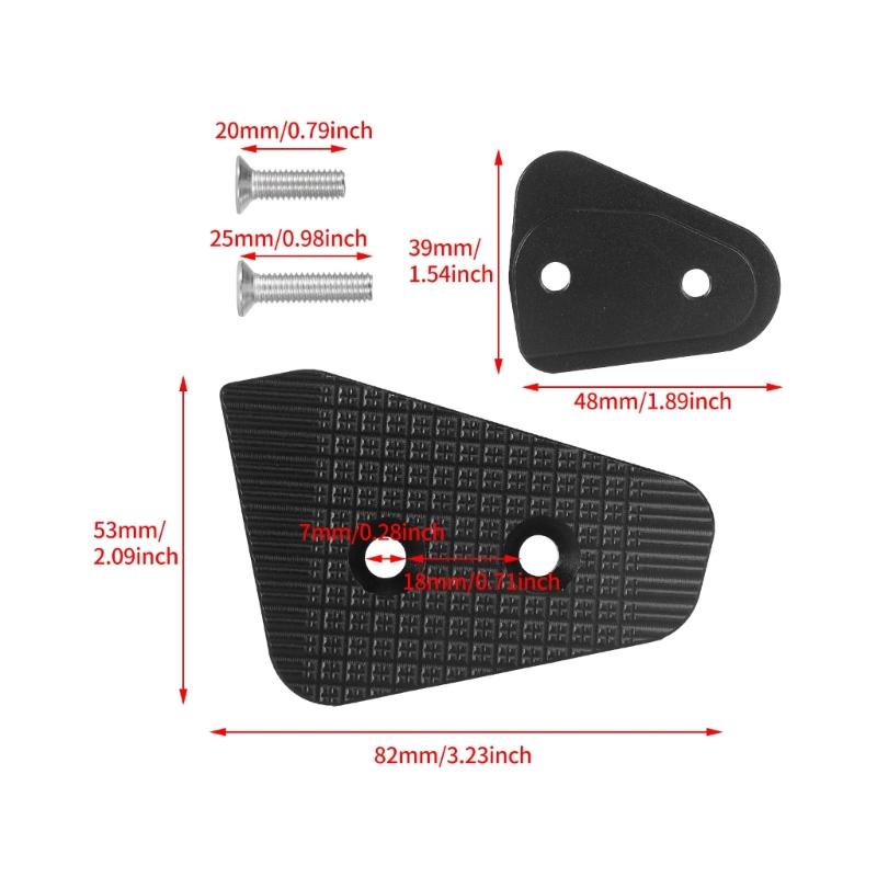 Anti Slip Surfaces Foot Brake Pedal for All Weather Use on G310GS G310R Bikes Improving Grip and Control in Emergencies