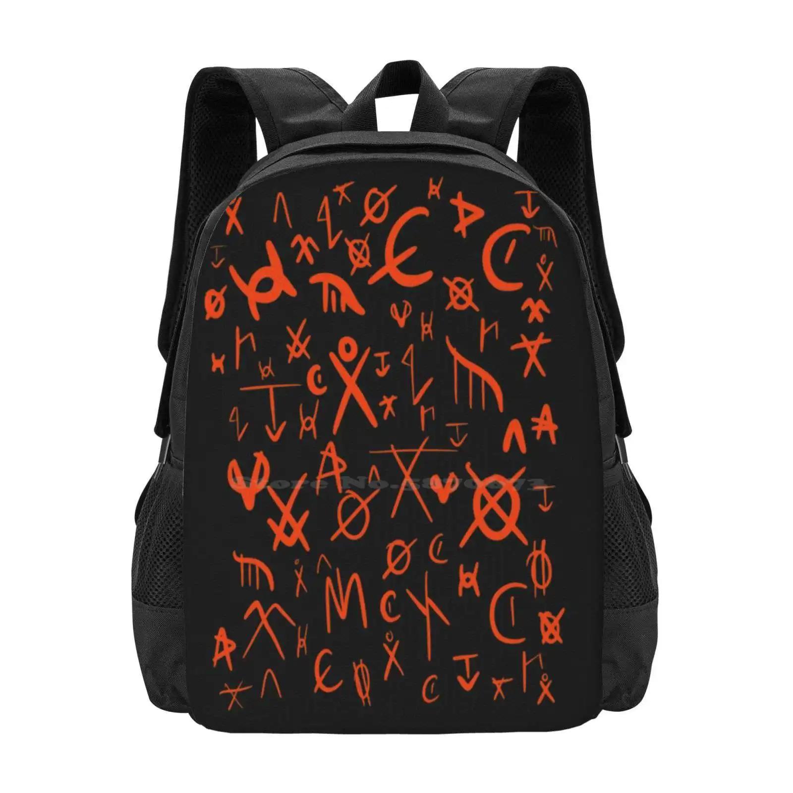 Wicker Man Runes Teen College Student