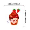 50PCS Cartoon Ice Cream PVC Sticker Aesthetic Colored DIY Sticky Decoration Scrapbooking Hand Accounting Supplies for Kids