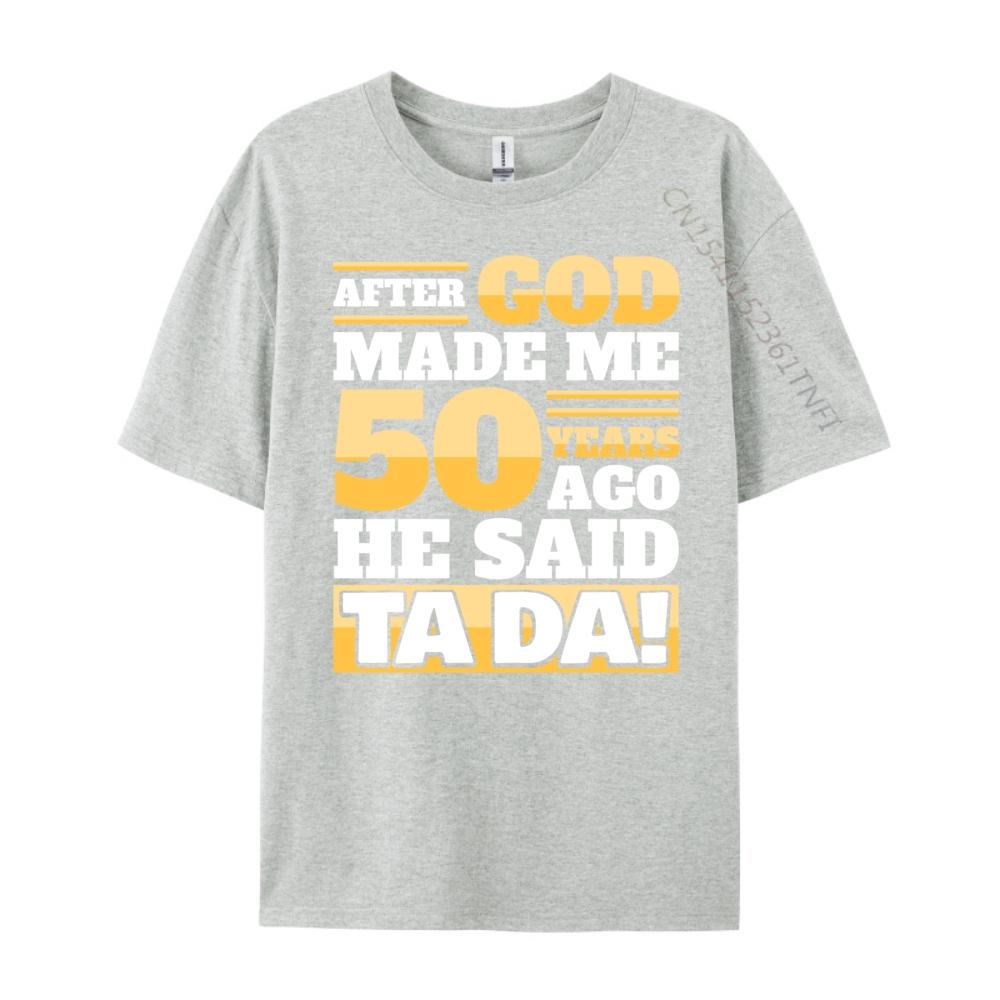 Funny 50th Birthday 50 Years Mens Shirts Graphic Tee Camiseta Masculina Chinese Style
