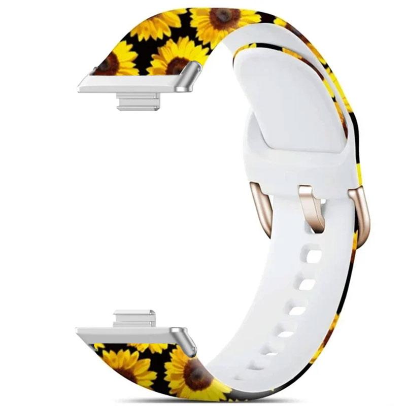 Bedrucktes Gummiarmband für Huawei Watch Fit 3, Ersatzarmband, Smartwatch-Armband, Correa, Huawei Watch Fit3, Watch Band