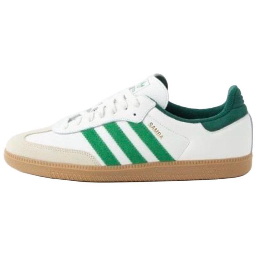 adidas Samba OG 'White Collegiate Green' (Unisex) Core White / Green / Collegiate Green German Army Trainers JI3202