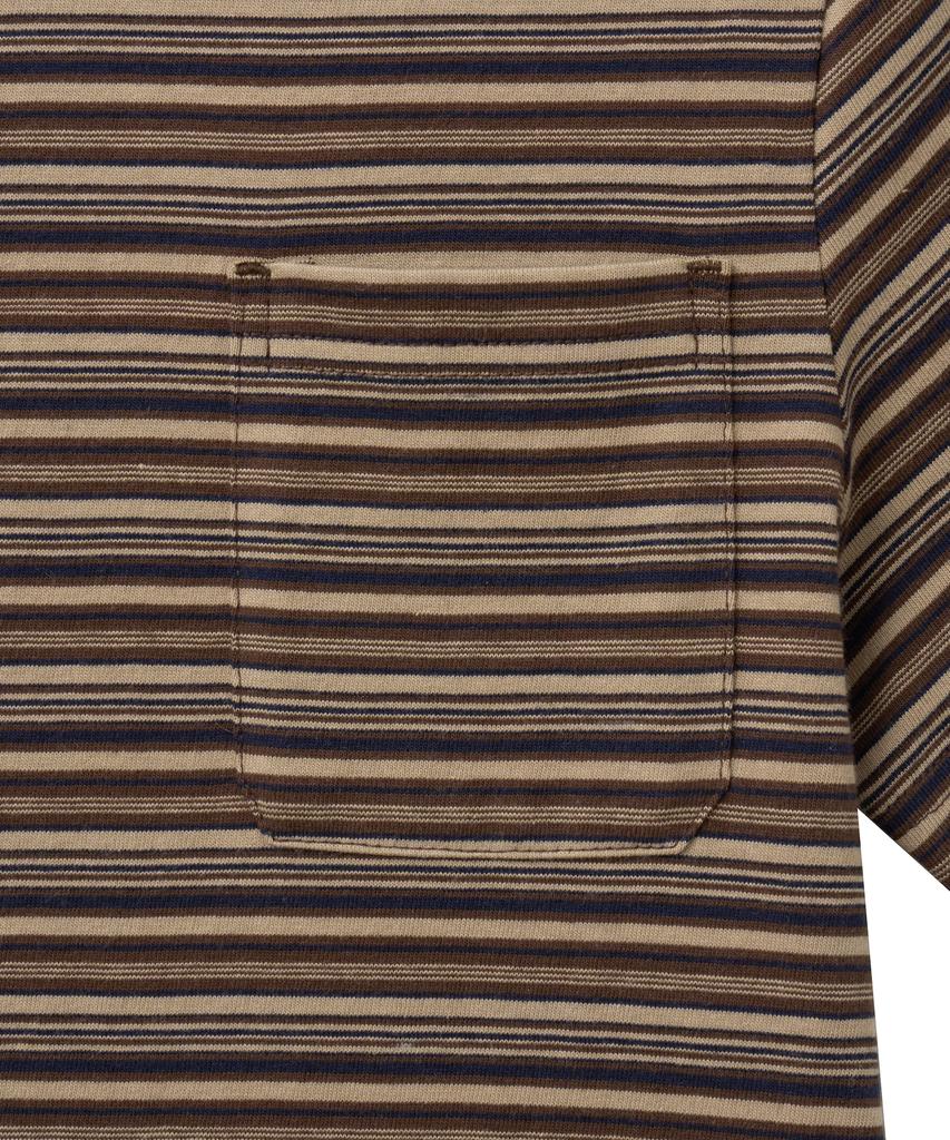 YALE Women'S Multi-Stripe T-Shirt_Brown