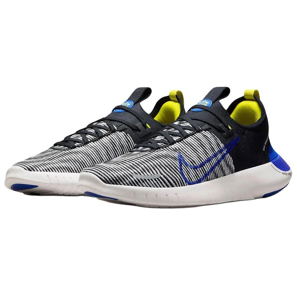 Nike Free RN Next Nature Black Racer Blue Men Sneakers Pure-Platinum High-Voltage FB1276-003