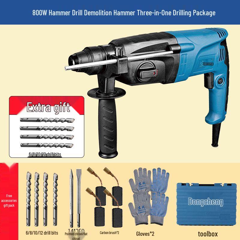 

Dongcheng 1100W Rotary Hammer Drill CN plug (adapter included)