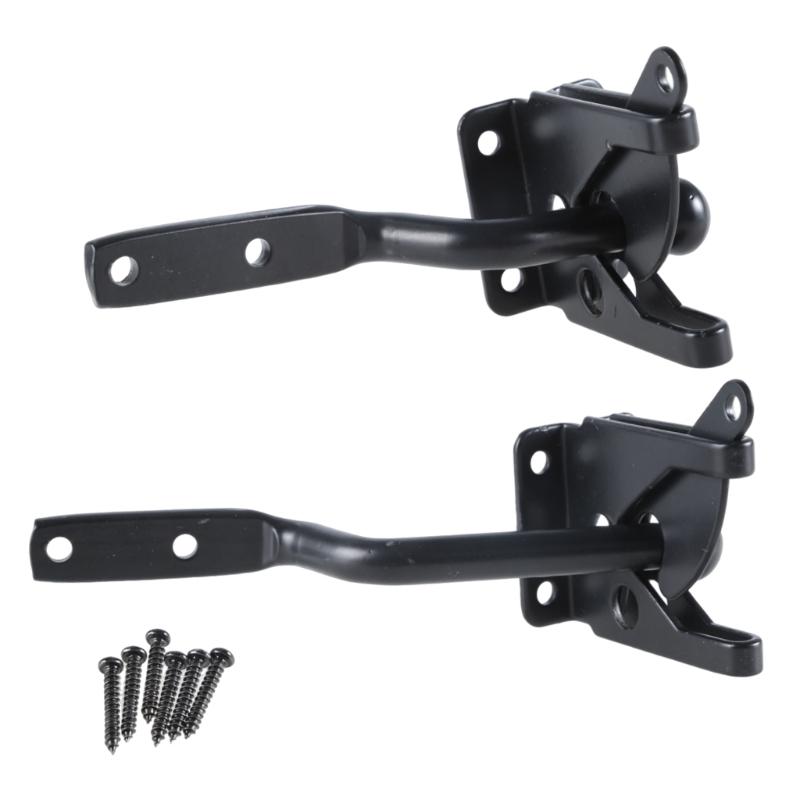 Multifunction Gravities Operated Gate Lock Steel Self Securing Latches Automatic Gate Bolts Suitable for Home & Garden Fences