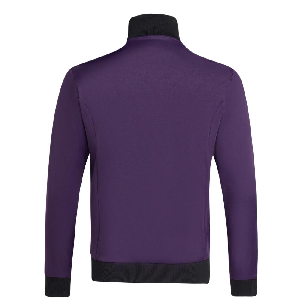 adidas 3-Stripes Tracktop Comfortable Fashion Versatile Solid Color Jacket Men Jacket Legendary-Purple KT0839
