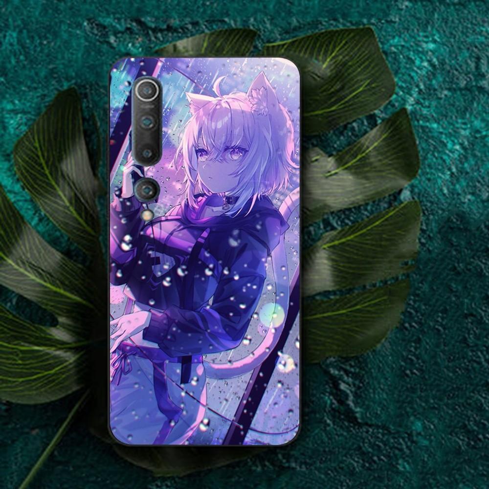 Kawaii Nekomata Okayu Phone Case For Redmi Note 4 X 5 A 6 7 8 Pro T 9 Pro 9S 10 Pro 11 Pro 11S 11Epro PocoM3pro