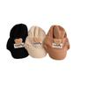 New autumn and winter children's hats, knitted ear protectors, peaked caps, cold-proof wool pullovers, baseball caps, fashion thermal caps