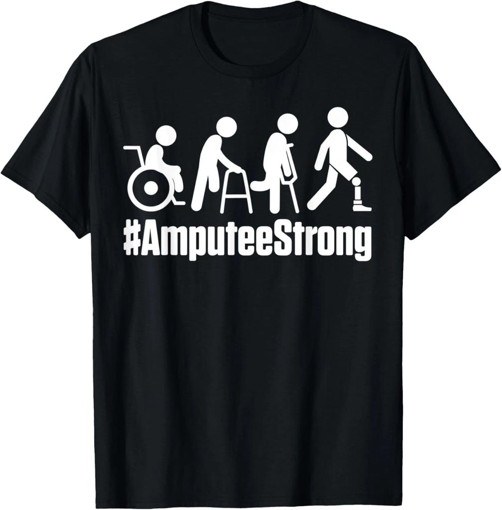 Amputee Humor Strong Leg Arm Funny Recovery T Shirt