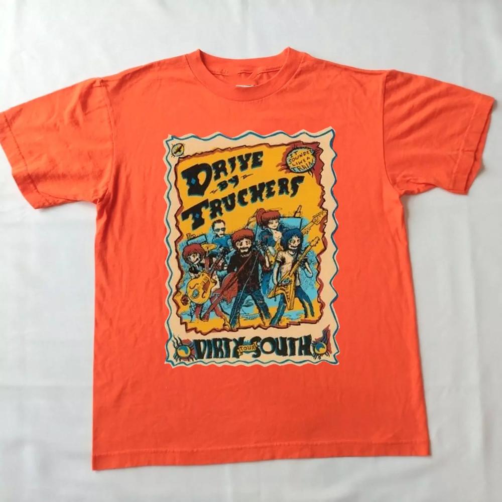 Drive-By Truckers Band The Dirty South Live At 40 Wath T Shirt Full Size S-5XL Unisex T-Shirt XXXL