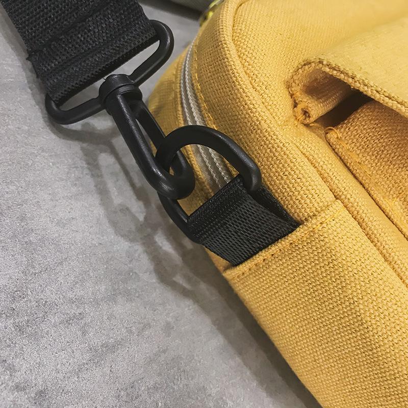 Women's Crossbody Canvas Bag - 2020 Japanese & Korean Fashion Style, Simple Literary Design, Single Shoulder Phone Bag