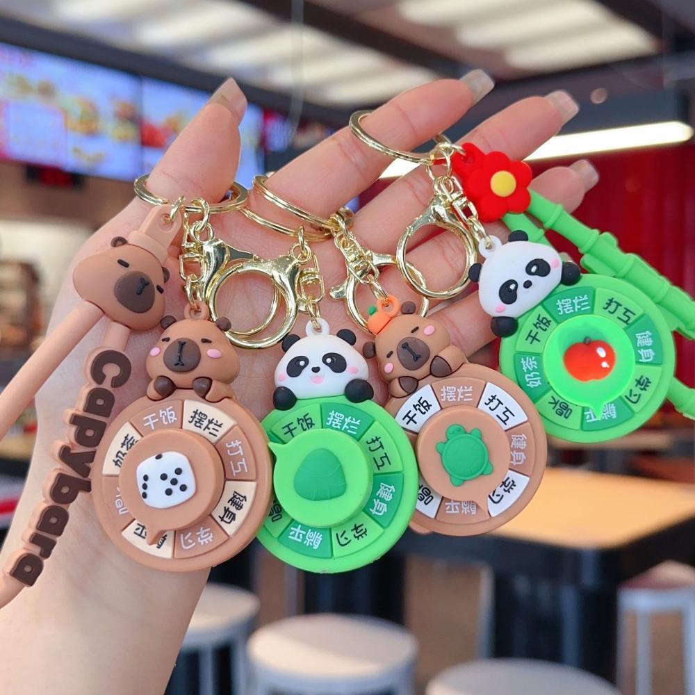

Забавный брелок для ключей Capybara Trend Play Panda Keychain Bookbag Hanging Style3
