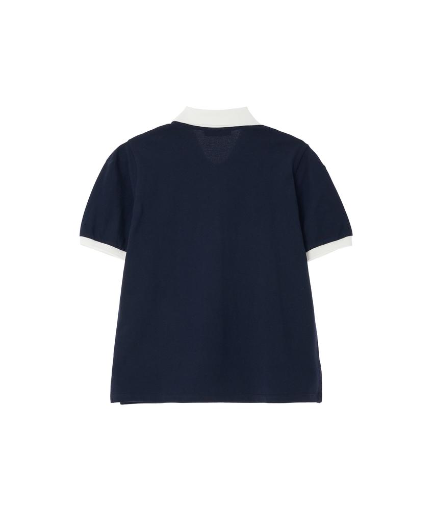 Iteoneolmomeonteu Classic Picket T-Shirt - Navy