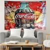 1PC Coca-cola Artwork Design Tapestry, Unique Design Tapestry, Suitable for Bedroom,Livingroom, Playroom,Heartwarming Holiday Gifts