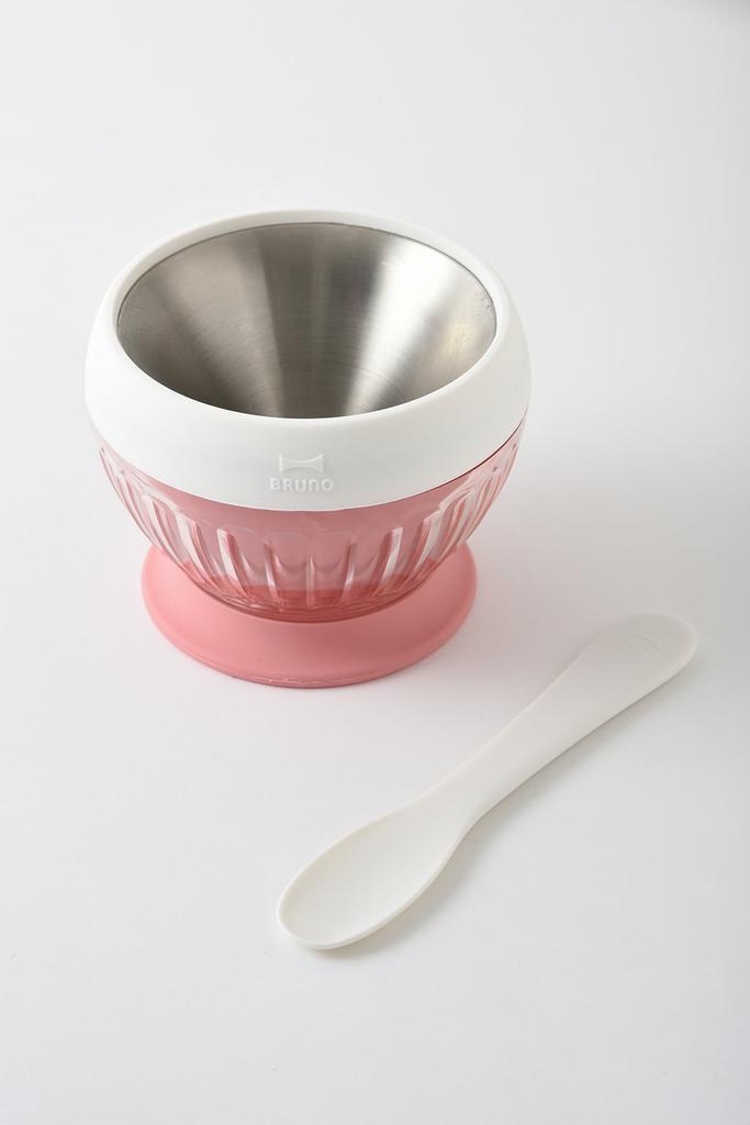BRUNO Ice Cream Ice Cream Frozen Ice Cream Sherbet Maker, Cocotte, Maker, (Pink)