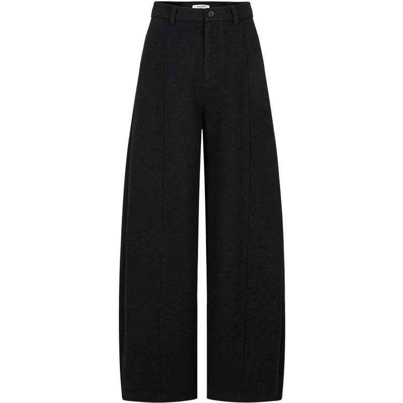 Women's High-Waisted Wide-Leg Commuter Trousers