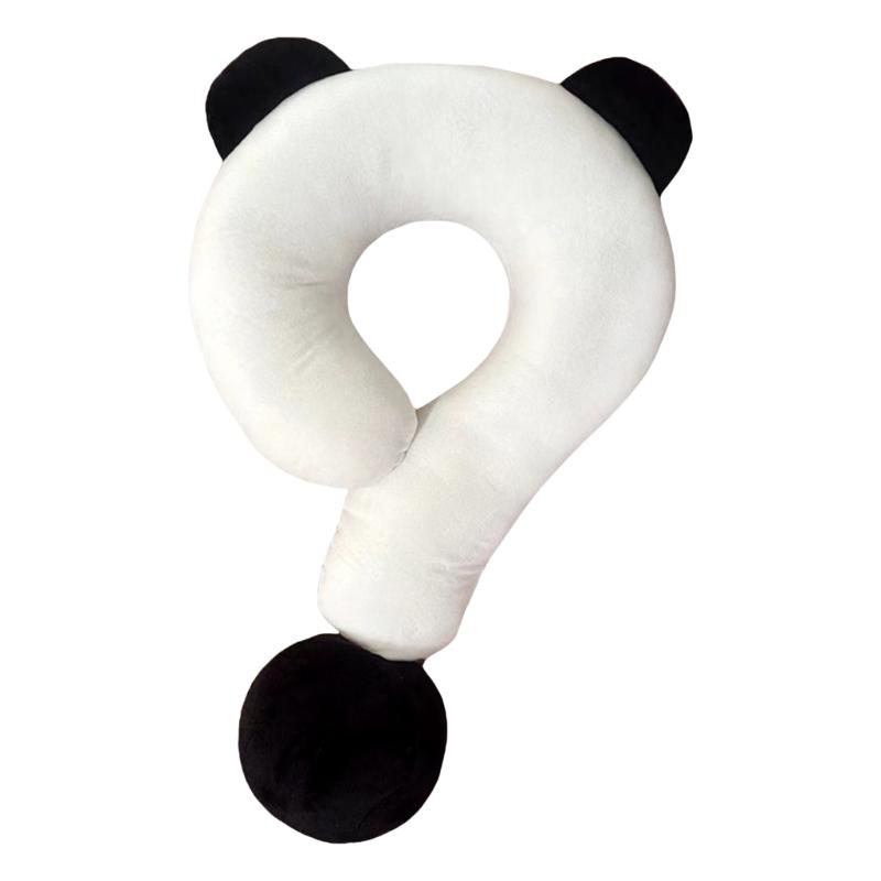 Plush Neck Cushion Plush Neck Support Pillow Features Lovely Panda Designing Perfectly For Children And Adult Relaxation