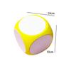 DIY Blank Dice Write On/Wipe Off Dice Portable Cleanable Blank Game Cubes for Classroom Teaching Dry Erase Outside Dice