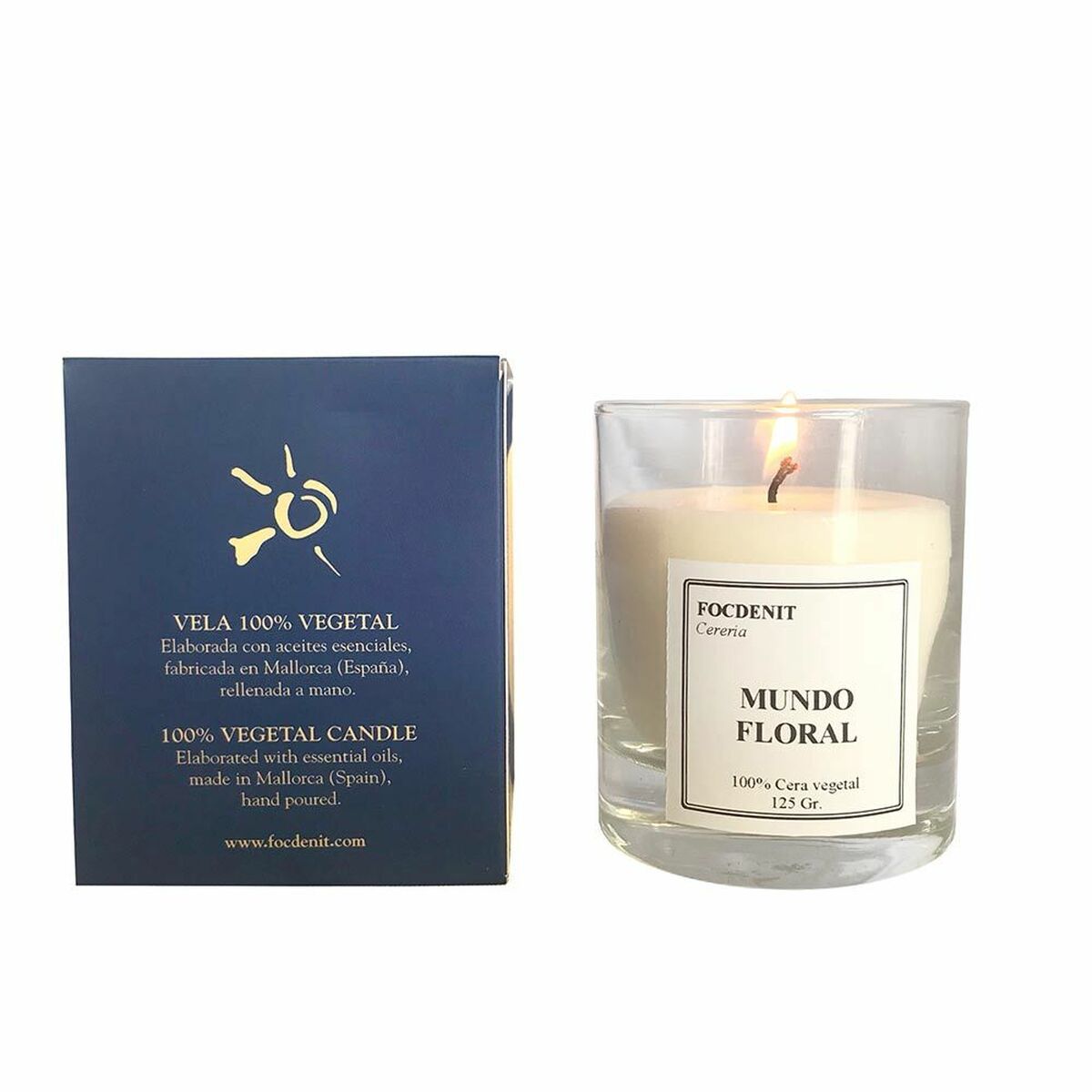 

Scented Candle Focdenit Vela Recto Floral (1 Units)